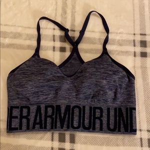 Blue Under Armour sport bra